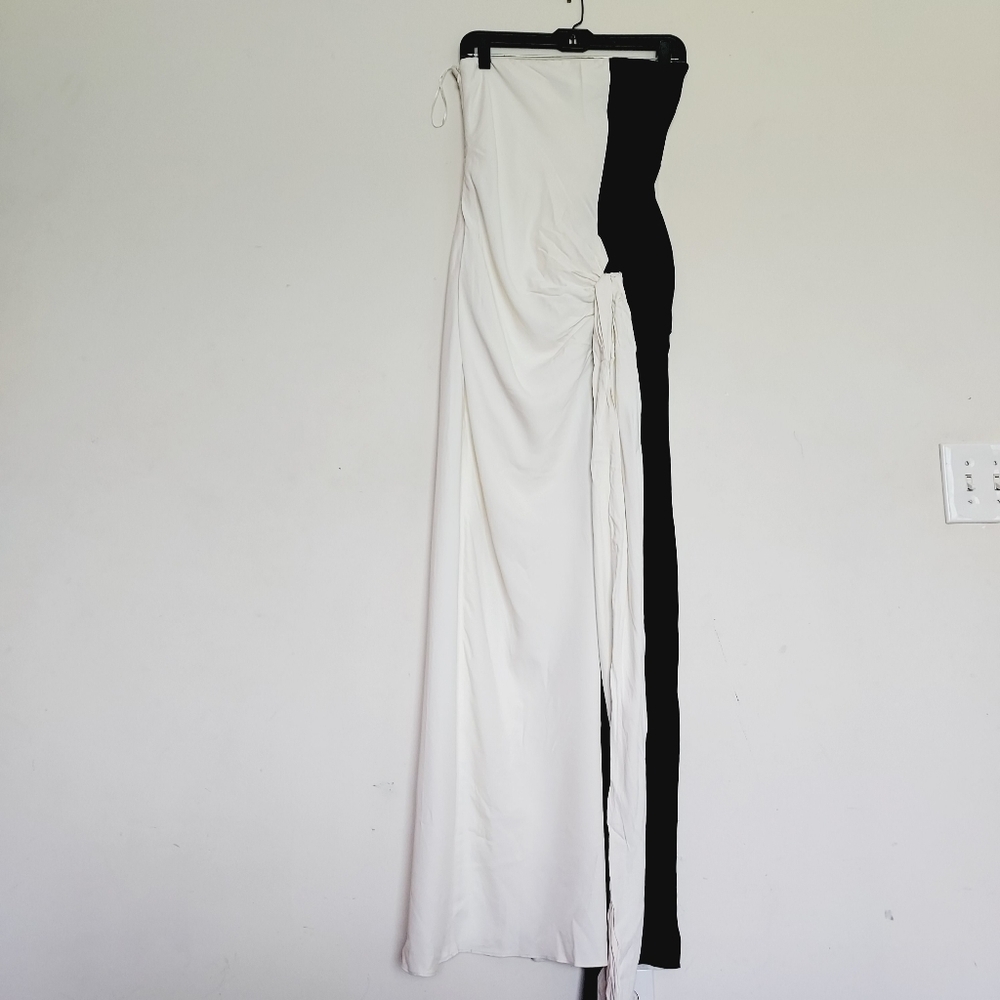 Zara Limited Edition Knotted Strapless Formal - Picture 10 of 11